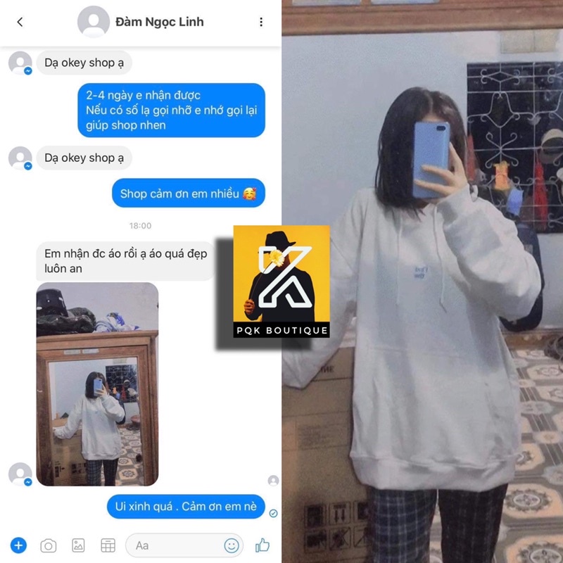 [ sẵn ] Áo Hoodie Nỉ Xám Trắng Chữ Thêu FIND THE [nam nữ mặc ] | BigBuy360 - bigbuy360.vn