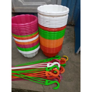 Chậu treo hình bí rộng 22cm x15cm
