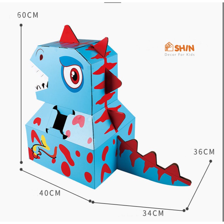 Đồ chơi trẻ em - Đầu khủng long Cartoon