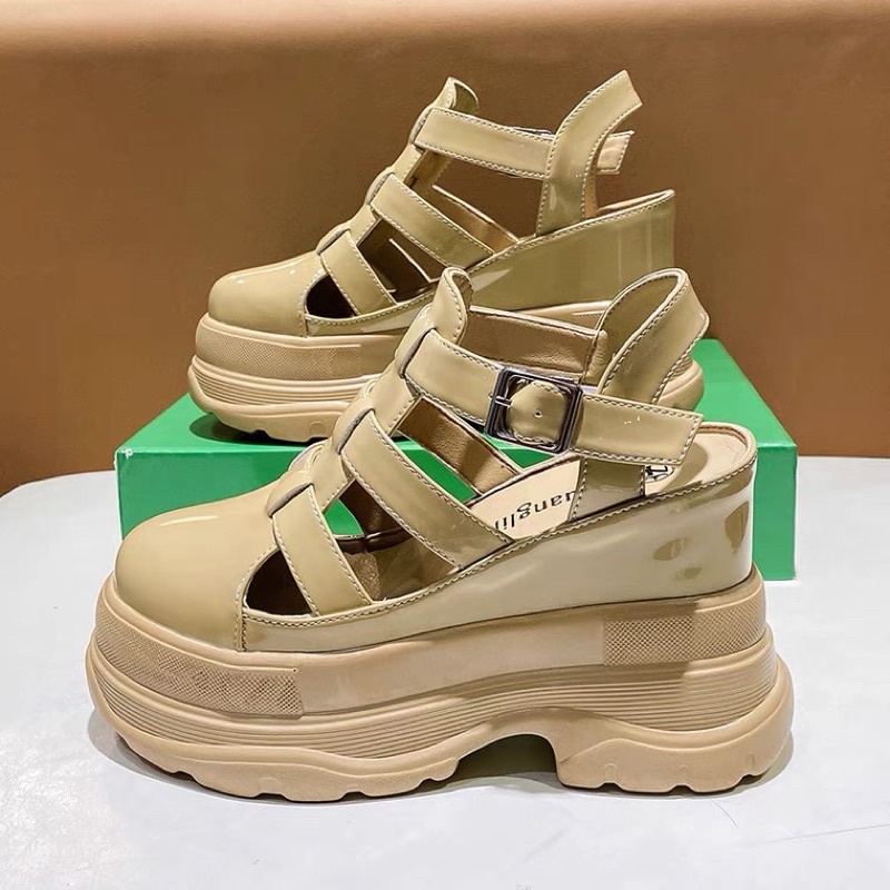 Giày thể thao hở gót đế 10cm ⚡️ANDU STORE⚡️