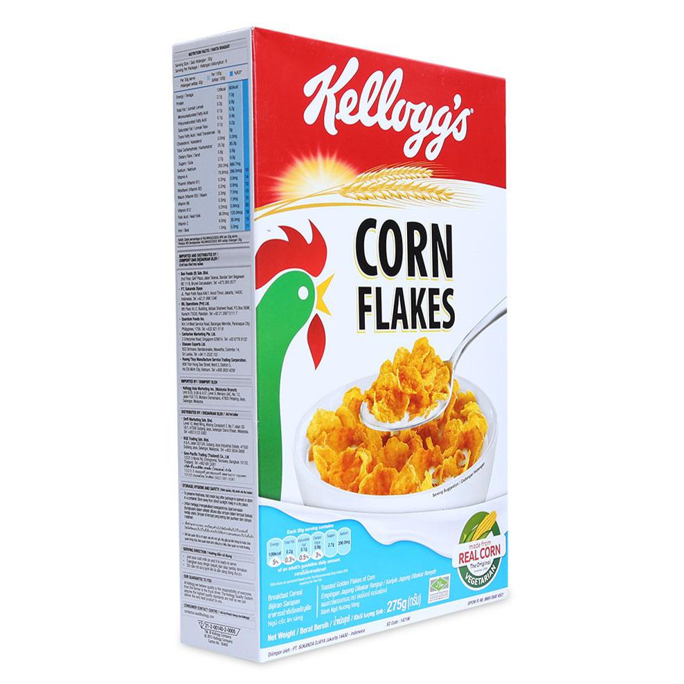 Ngũ Cốc Ăn Sáng Corn Flakes Kellogg's Hộp 275G