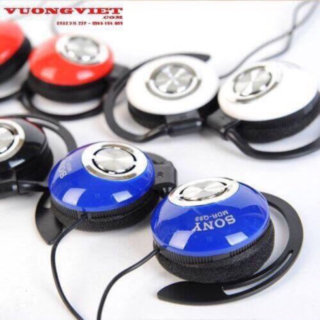 Tai nghe móc tai sony màu đen 12k