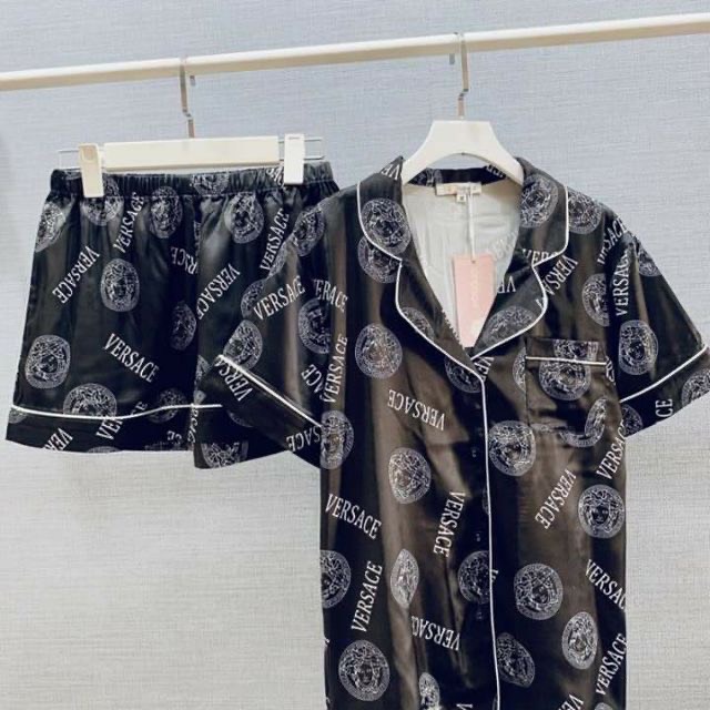 Set Bộ Pijama Nam Nữ Dáng Rộng Versacer Oversize In Full Siêu Đẳng Cấp AR4