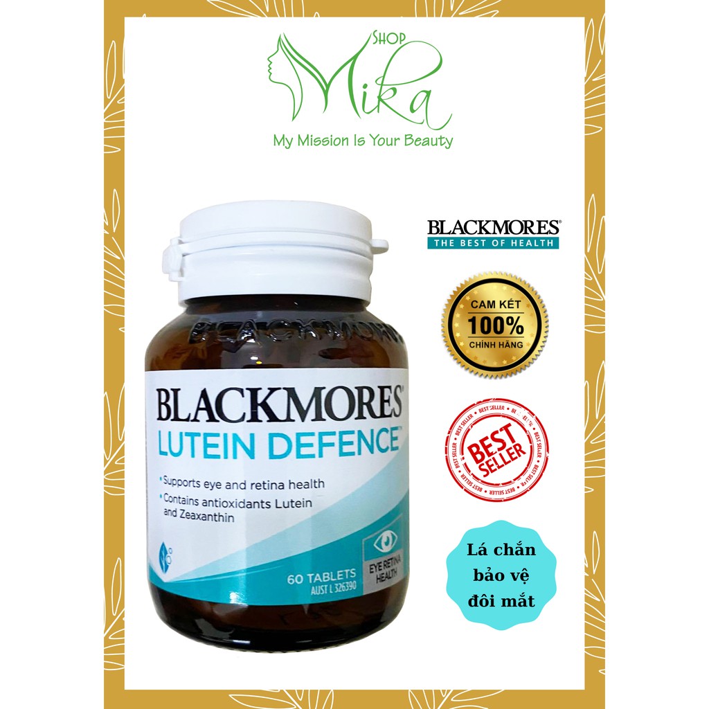 Viên uống bổ mắt - Lutein Defence Blackmores 60 viên