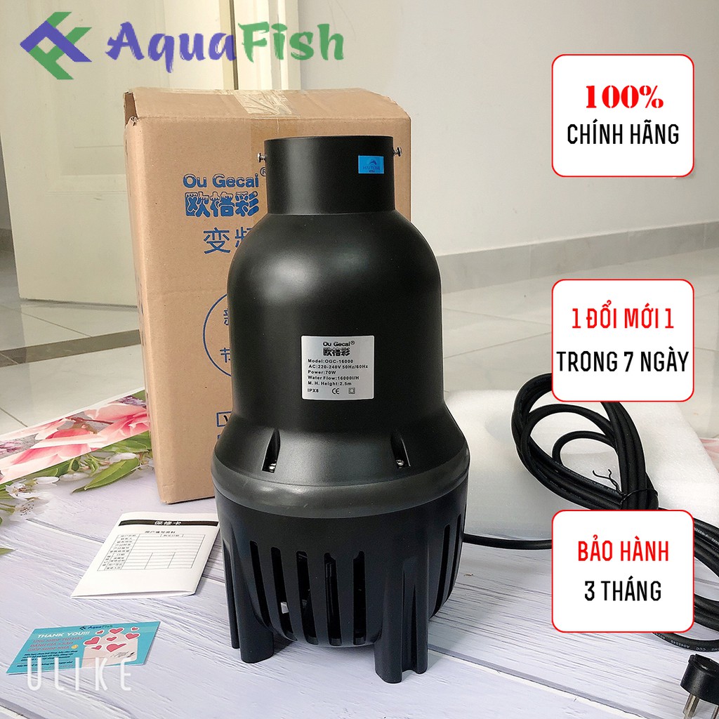 Máy Bơm Chìm Hồ Cá Koi OGC 16000 và OGC 22000