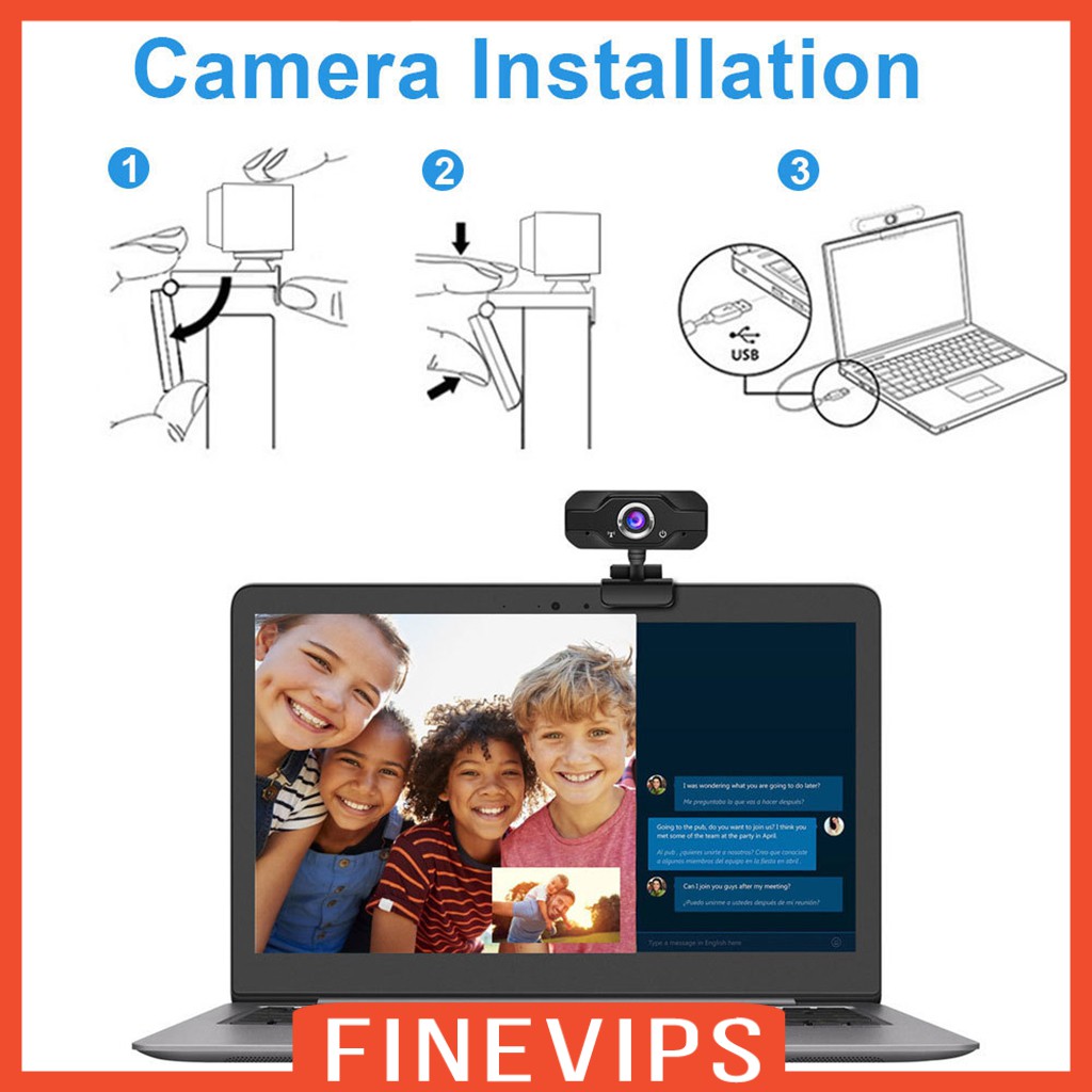 Webcam Hd Kết Nối Usb 2.0 Cho Máy Tính | BigBuy360 - bigbuy360.vn