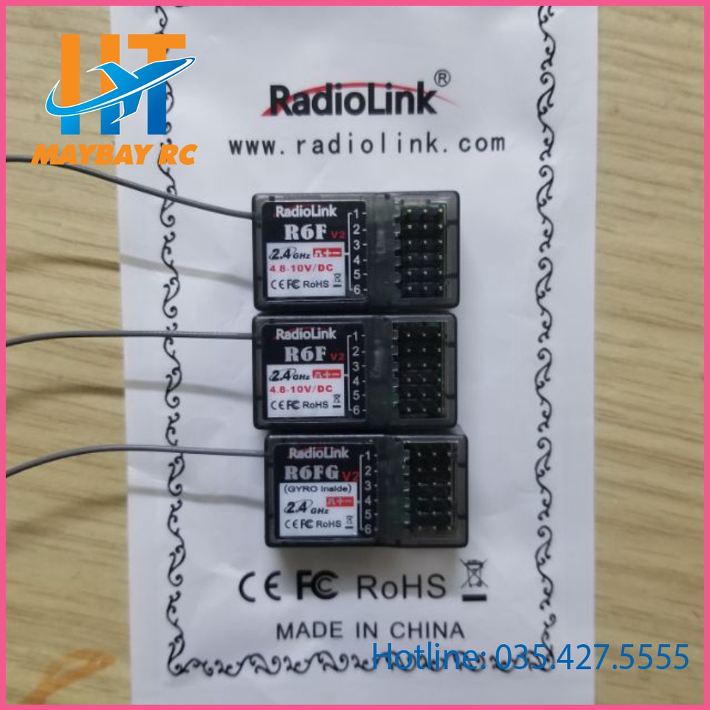 Bộ thu tín hiệu RX RadioLink R6F và R6FG V3 Hàng Chính Hãng.