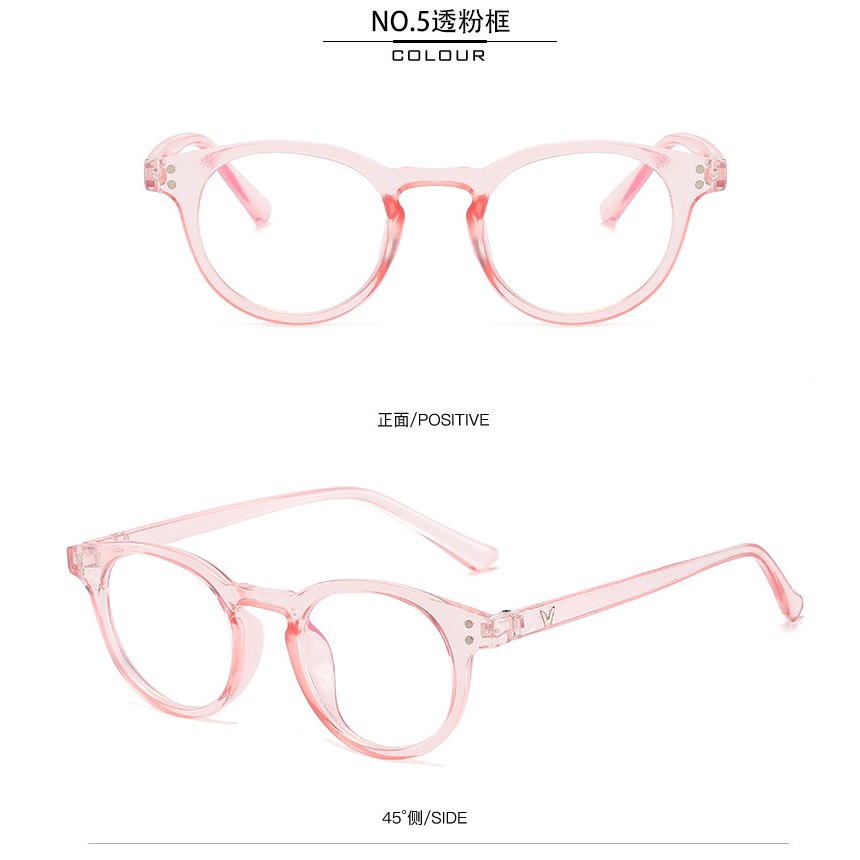 Kính mắt tròn bằng nhựa thời trang nữ / nam | BigBuy360 - bigbuy360.vn