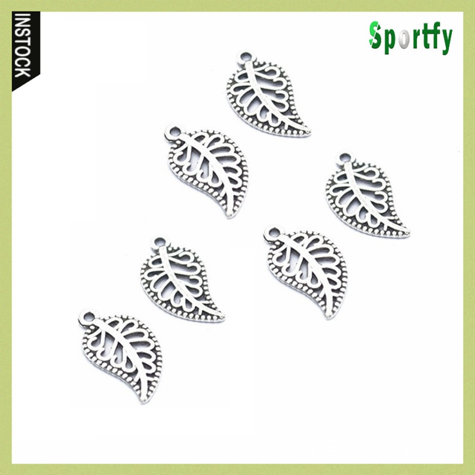 CHARMS Bán Sỉ 75 Mặt Dây Chuyền Hình Chiếc Lá