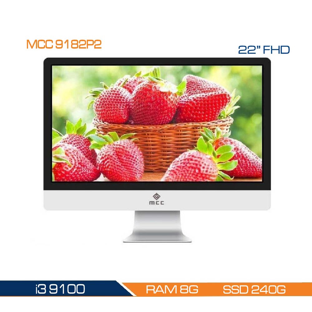 Bộ PC All in ONE MCC 9182P2 CPU i3 9100/ Ram8G/ SSD240G/ Wifi/ Camera/ 22inch