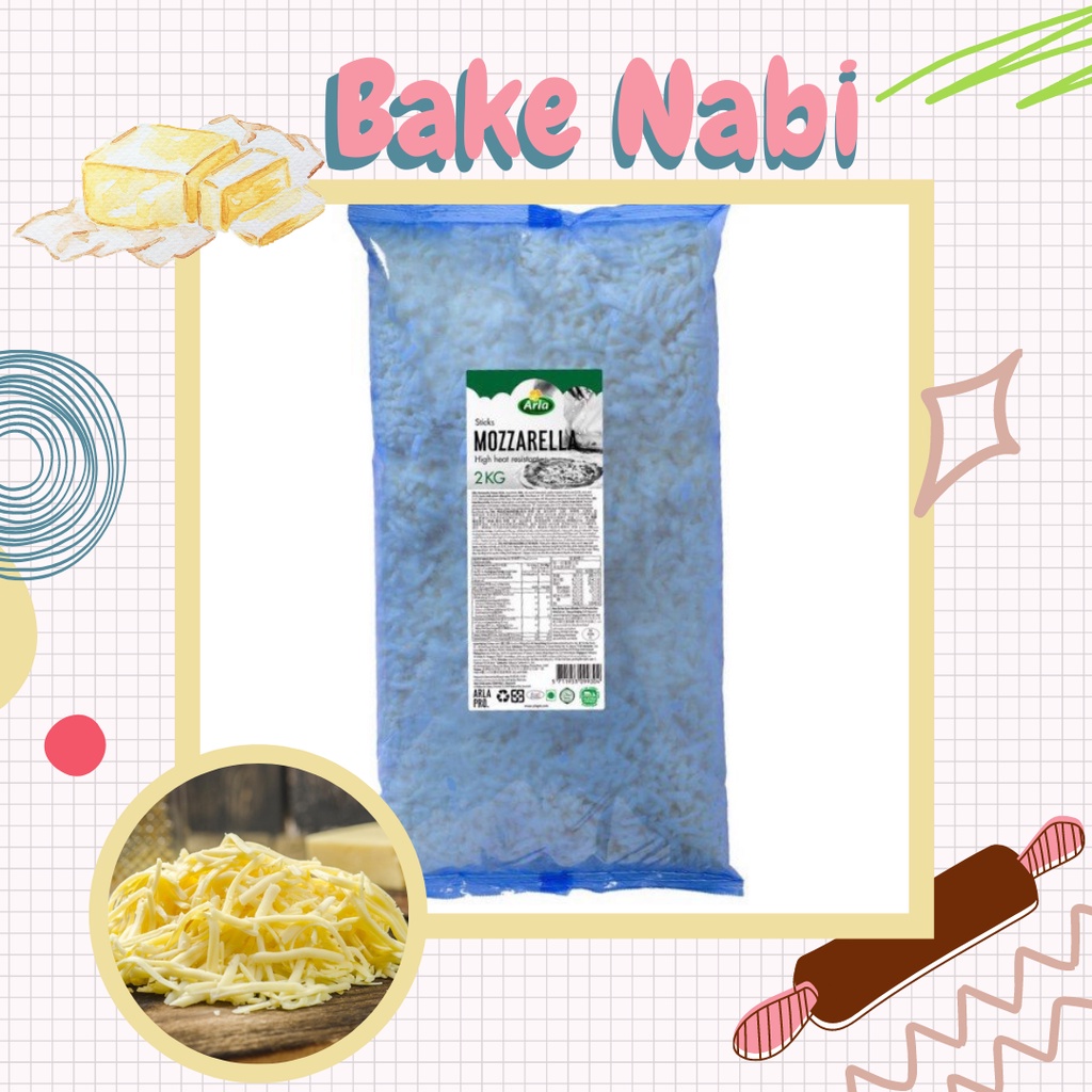 PHÔ MAI SỢI MOZZARELLA - TÁCH LẺ 500GR