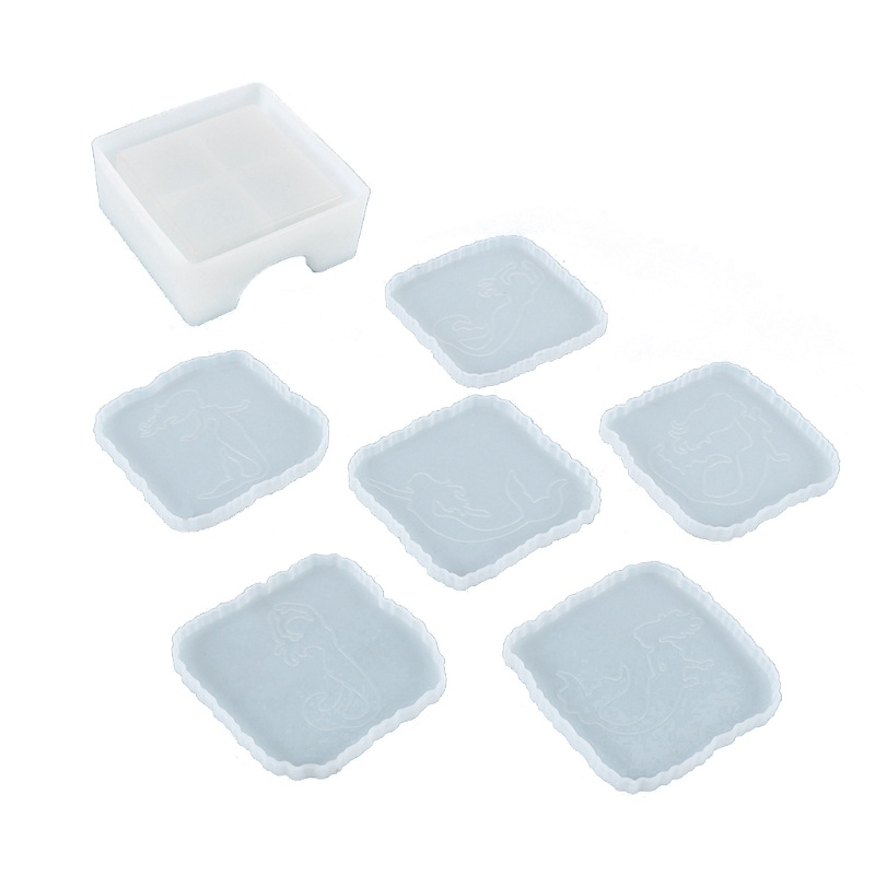 Sa Khuôn Silicon Hình Vuông Dùng Làm Đồ Thủ Công DIY