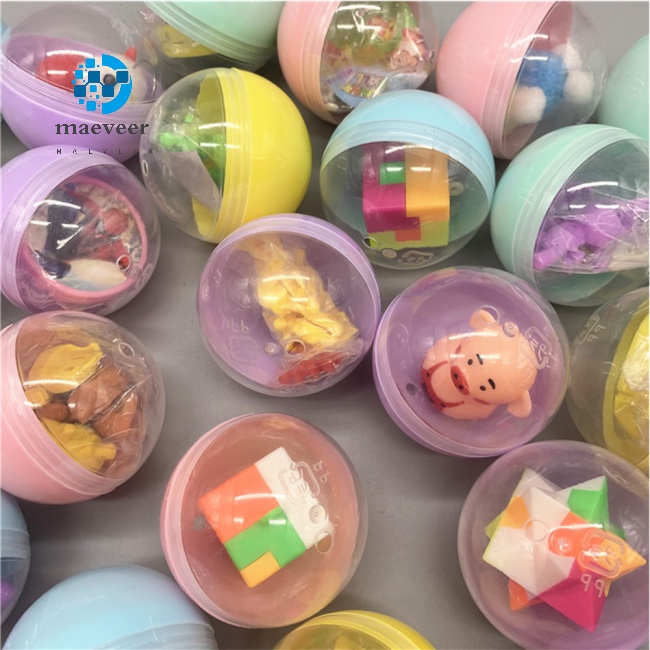 Ma Surprise  Capsule  Toy Colorful Movable Easter Egg Toys For Baby Kids Random Delivery