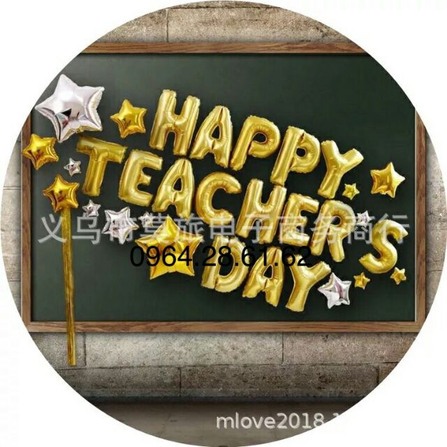 Sét bóng happy teachers day
