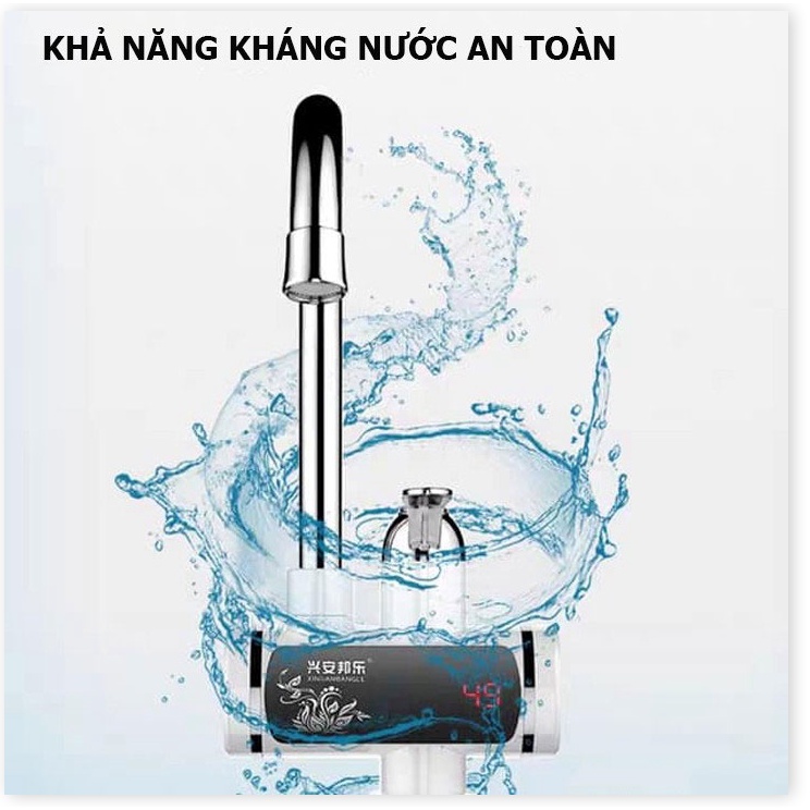 Máy Nước Nóng Trực Tiếp Giá RẻChống giậtlàm nóng trực tiếp tại vòi, tiết kiệm điện và nước, có Rơ-le chống giật an t