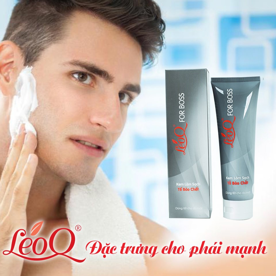 Gel tẩy tế bào chết cho nam giới LeoQ 120g