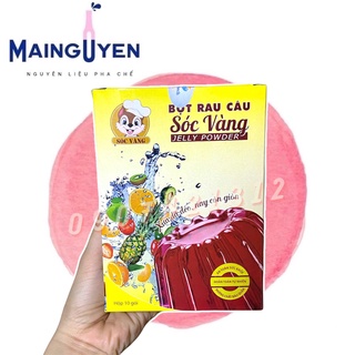 Bột rau câu con sóc vàng 10 gói