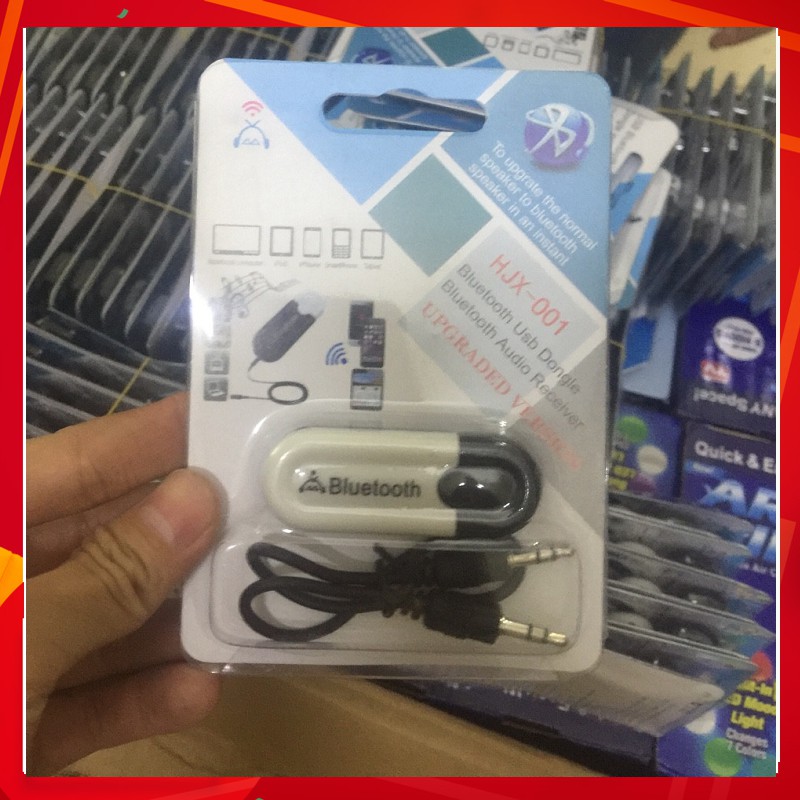 USB Bluetooth BT DONGLE HJX-001 Dùng cho amply karaoke, Mixer, Lọc xì Equalizer, Vang, Nâng tiếng, Loa vi tính Chuẩn