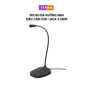 Micro đa hướng độ nhạy cao kết nối usb hoặc jack 3.5 cho pc, laptop, máy tính
