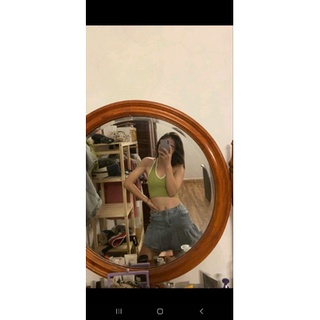 Áo croptop thun mềm buộc cổ (Có ảnh thật)