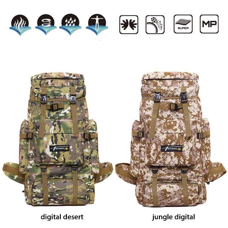 Balo cắm trại, leo núi dung tích 70L