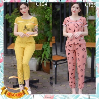 ĐỒ BỘ MẶC NHÀ VẢI ĐŨI LẠNH MỀM MÁT