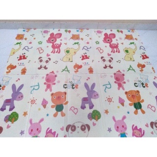 Thảm xốp xpe phủ silicon, 1,8x2m. Thảm nằm chơi cho bé. Thảm xpe hàn quốc