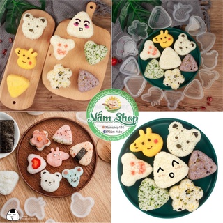 Khuôn ép cơm nắm bento, khuôn làm cơm cho bé hình tam giác làm sushi onigiri Nhật Bản