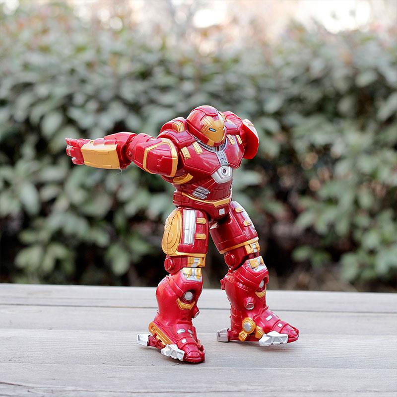 Mô Hình Iron Man Hulkbuster MH17 Cử Động Có Đèn Mark 44 Cao 18cm