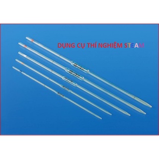 Pipet bầu thuỷ tinh 1ml 2ml 5ml 10ml 20ml 25ml 50ml ( loại 1)
