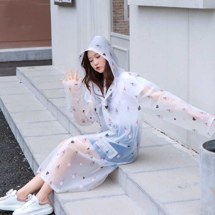 ÁO MƯA 1 NGƯỜI KIỂU DÁNG MĂNG TÔ THỜI TRANG DỄ THƯƠNG