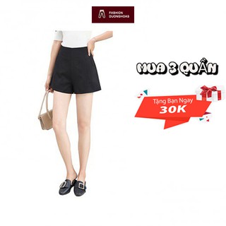 Quần Short Cạp Cao Cao Cấp Khóa Kéo Sau