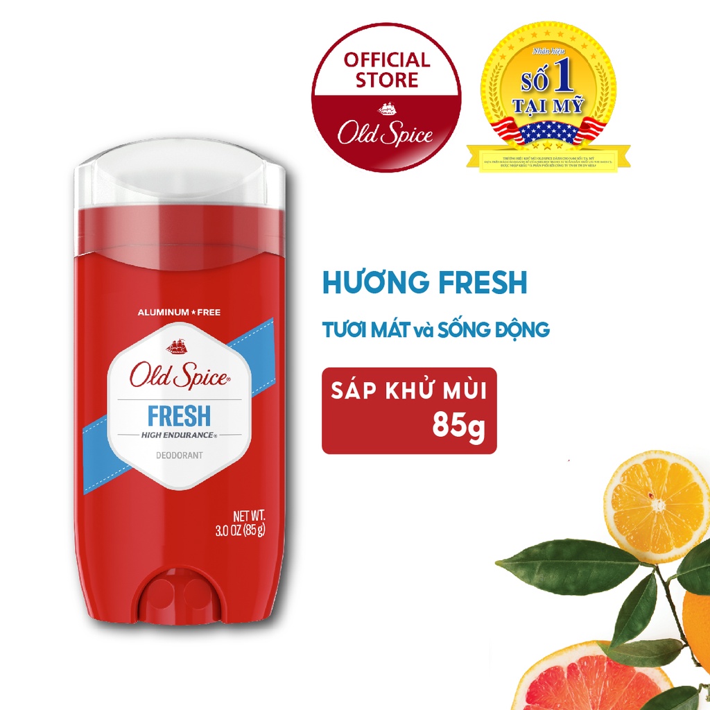 Lăn khử mùi, ngăn tiết mồ hôi Old Spice USA (73g/85g) - Nhập Khẩu USA/Mỹ