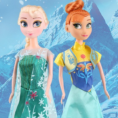 Frozen Đông lạnh 2 Công chúa Elsa Anna Búp bê Barbie Đồ chơi con gái Quà tặng trẻ em - Hàng nhập khẩu