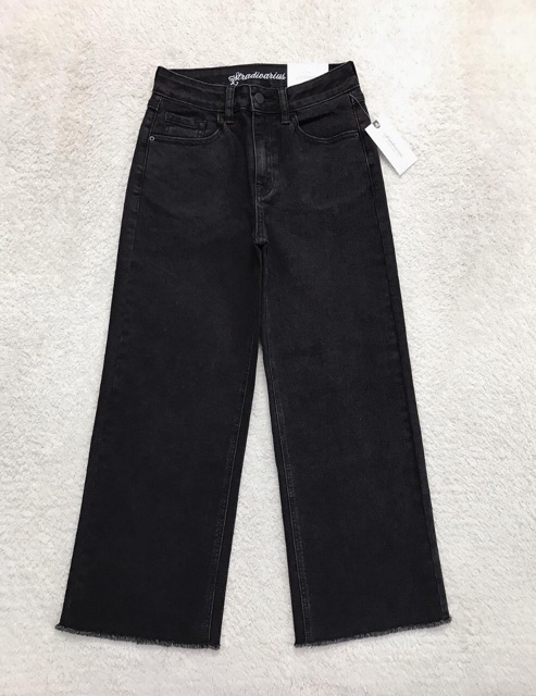 QUẦN JEANS NỮ XUÔNG TUA LAI XÁM MỚI