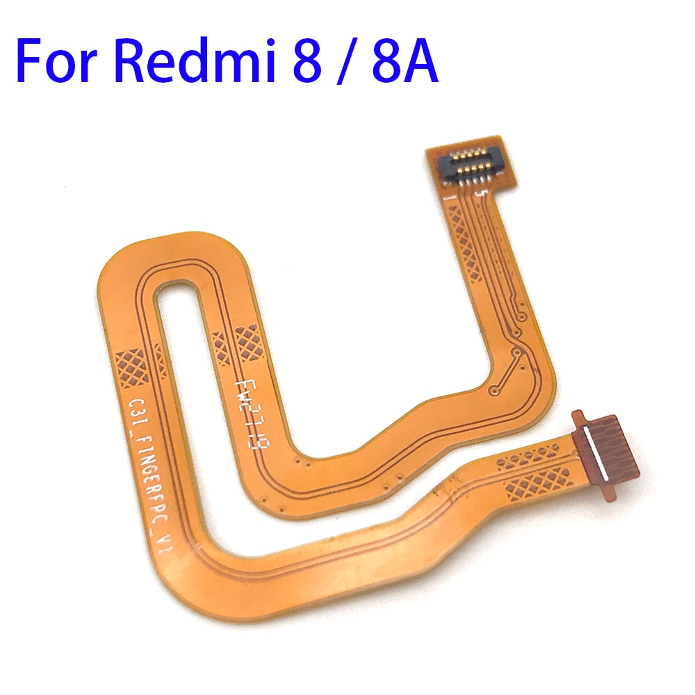 New Fingerprint Sensor Scanner Touch ID Connect Motherboard home button Flex Cable For Redmi 7 8 8A Note 7 / For Xiaomi Mi Play