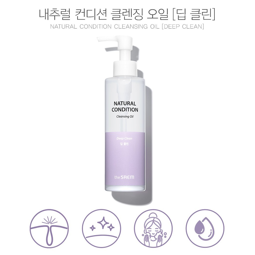 [THE SAEM] Natural Condition Cleansing Oil 180ml