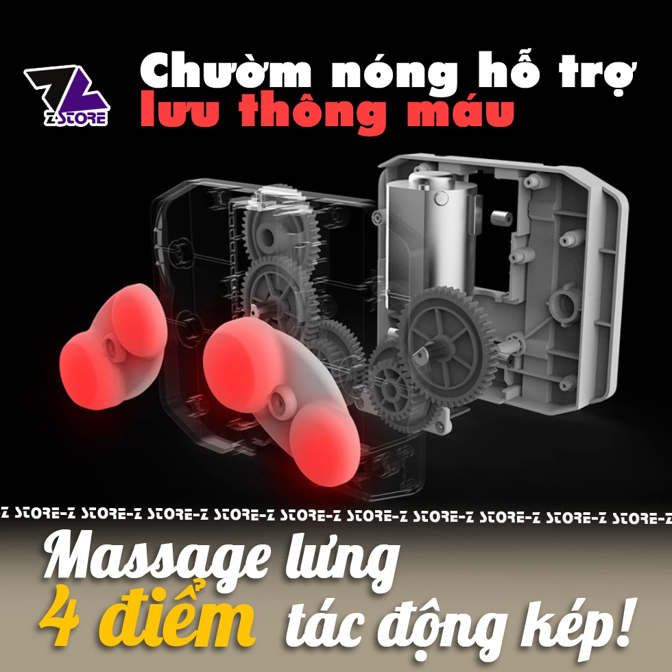 Ghế massage mini Xiaomi Momoda SX352 - massage hông - massage eo - đệm massage sửa tư thế ngồi