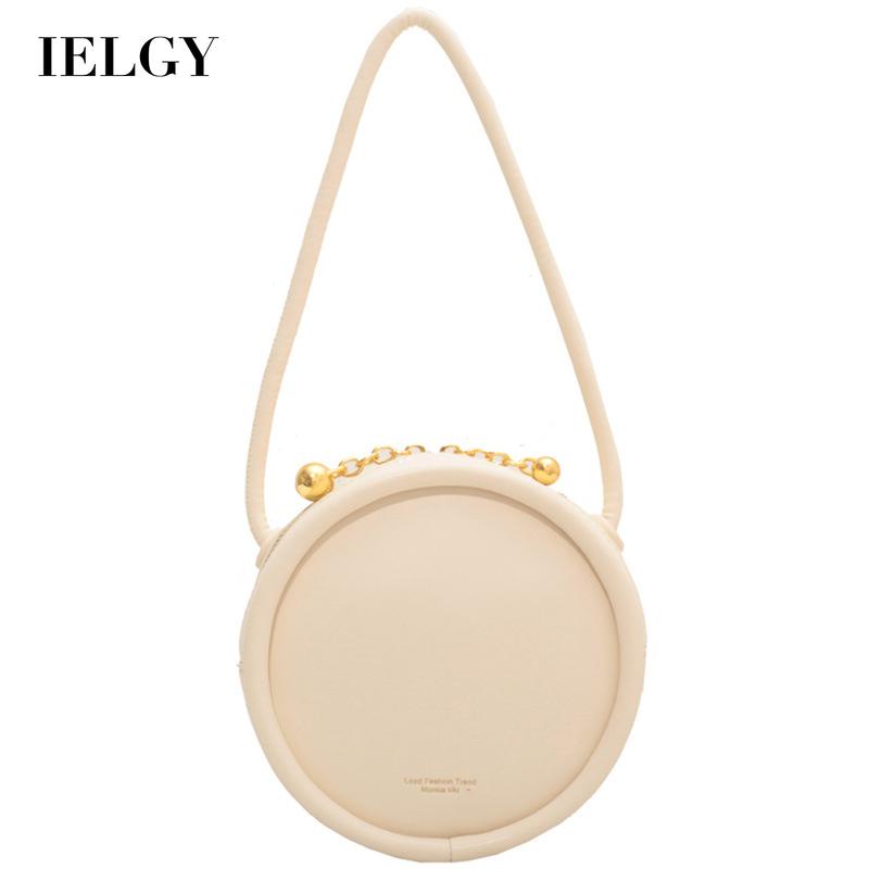 Túi đeo chéo IELGY hình tròn nhỏ xinh thanh lịch cho nữ