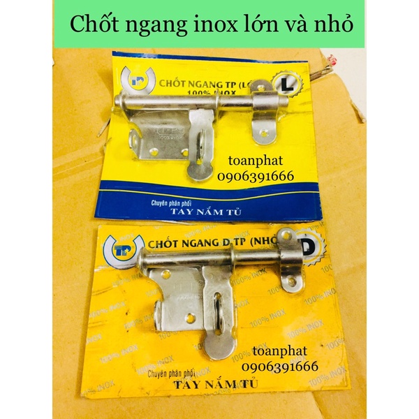 Chốt ngang inox TP lớn và nhỏ