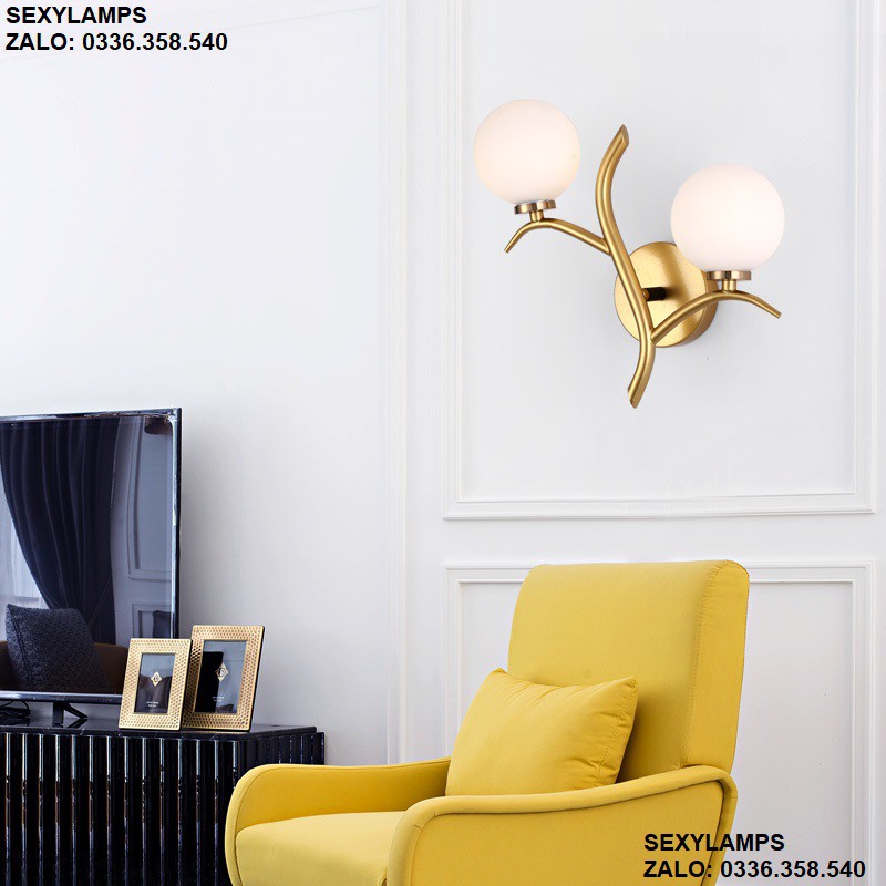 ĐÈN TƯỜNG CÀNH ĐÔI (TẶNG KÈM BÓNG LED)