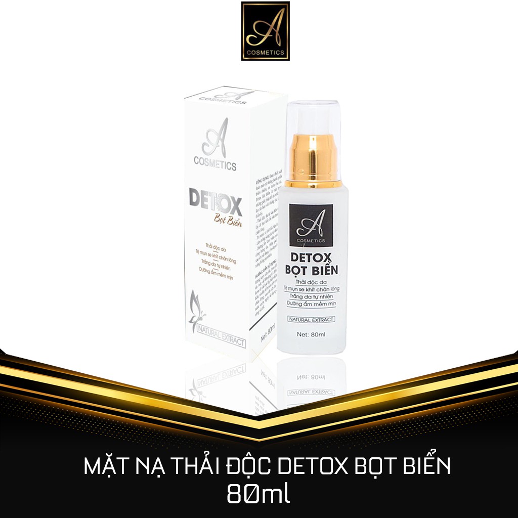 Mặt nạ sủi bọt Detox bọt biển - 80ml - Giúp đào thải độc tố - bụi bẩn sâu bên trong lỗ chân lông