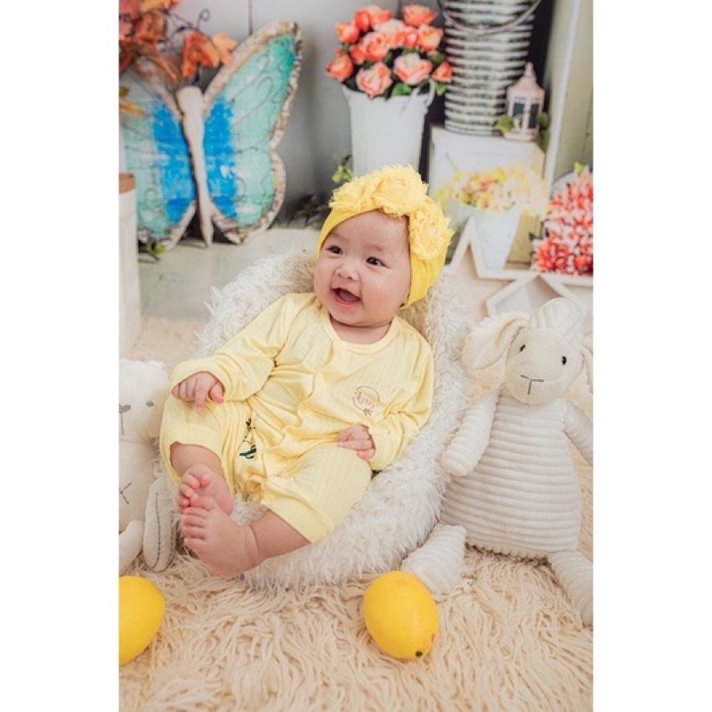 Body dài tay Luxry vải sợi tre cao cấp cho bé trai bé gái