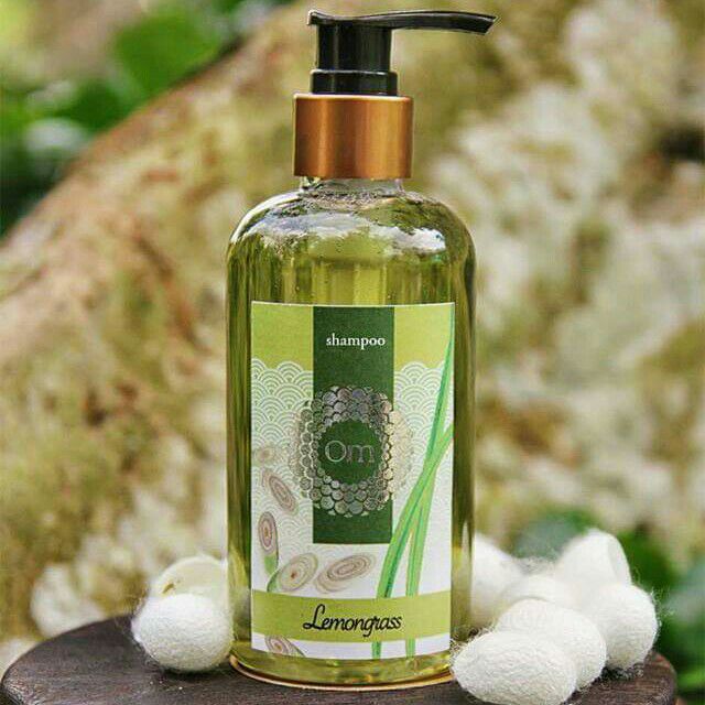 Bộ dầu gội và xả ngừa rụng tóc tinh dầu Sả chanh Om Fountain Lemongrass 250ml dành cho tóc dầu