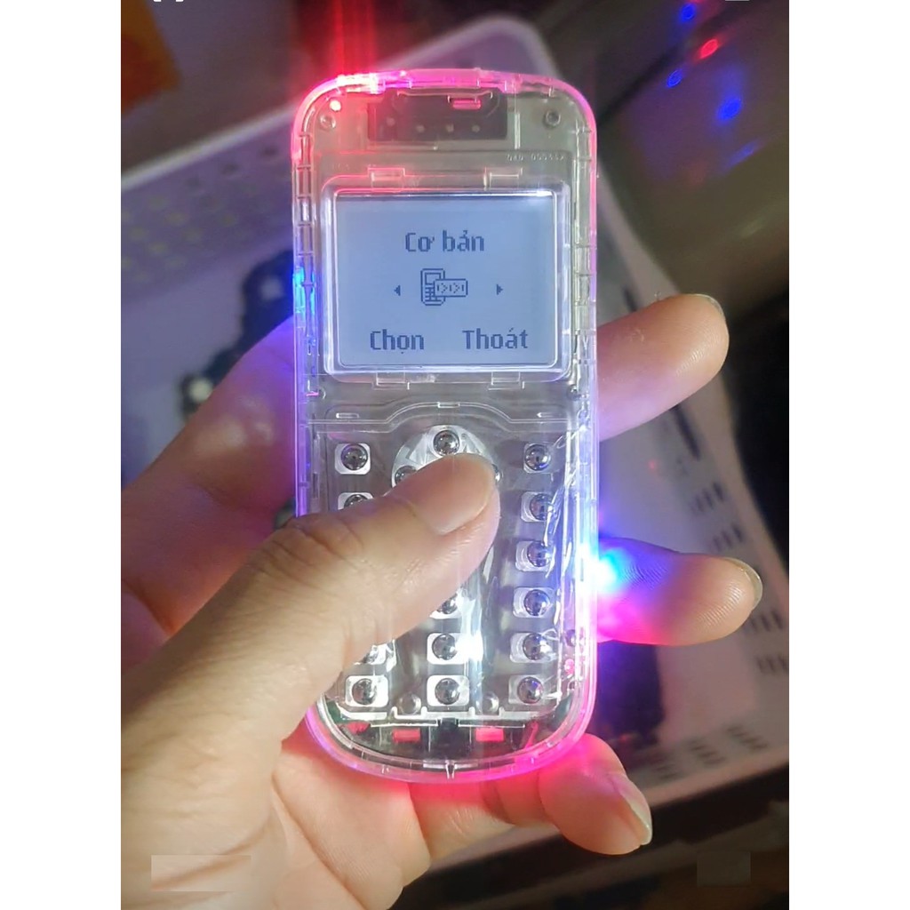 Điện thoại Nokia 1202 độ LED Phím Bi 10 Bóng Nháy Theo Đèn Bàn Phím Siêu Độc