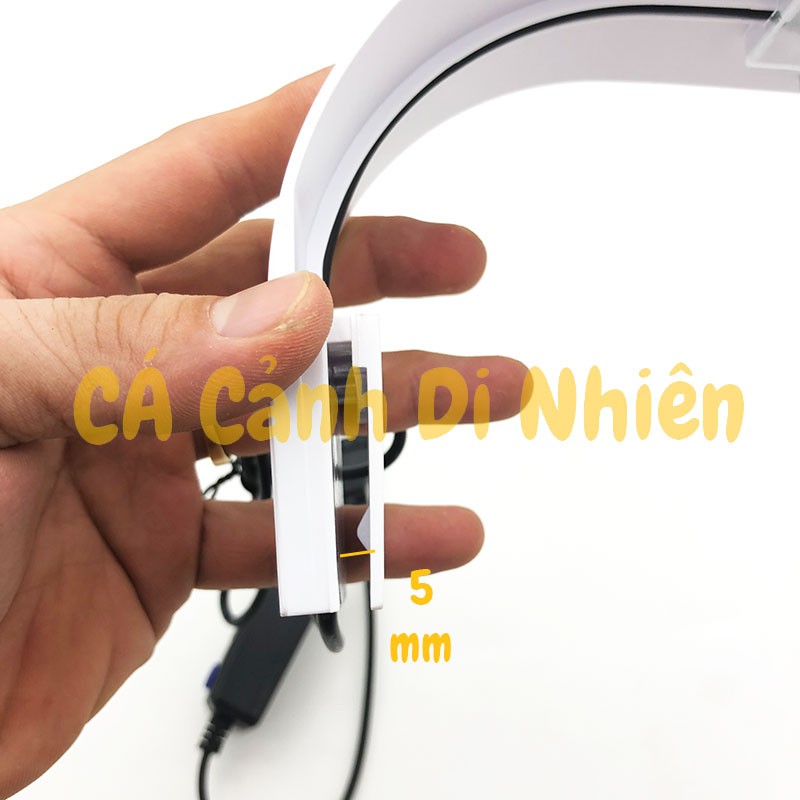 Đèn LED đổi màu kẹp thành hồ cá thủy sinh size 30-40cm M-280