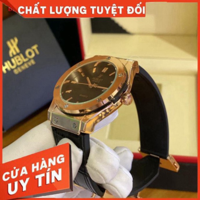 (Hublot.viền trơn)  Đồng hồ nam Hublot - nam size 42mm - hàng đẹp fullbox - Bảo hành 12 tháng | BigBuy360 - bigbuy360.vn