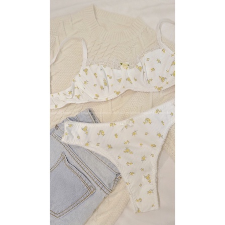 [Mã 252FASHIONSALE giảm 12% đơn 99K] Cotton Crush Áo ngực Bralette có gọng thun cotton mềm mại made by haruharu | BigBuy360 - bigbuy360.vn