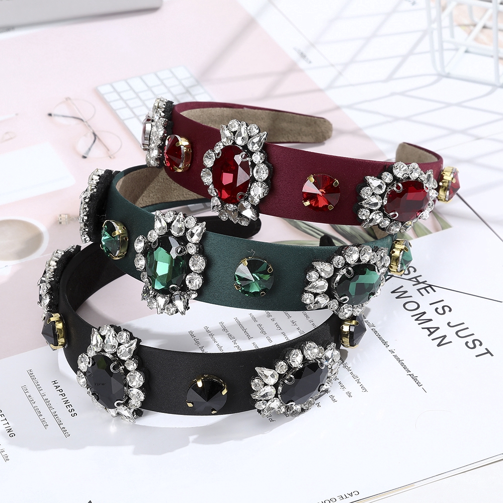 Băng đô đính đá phong cách Hàn Quốc dành cho nữ