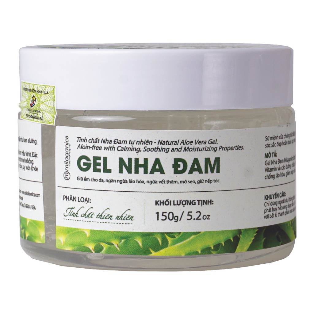 Gel Nha Đam Dưỡng Ẩm & Làm Mềm Da - Gel Lô Hội 98% Aloe Vera Gel MILAGANICS 300ml (Hũ) | BigBuy360 - bigbuy360.vn